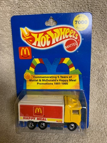 Hot wheels mcdonald happy - wheels, mcdonald's